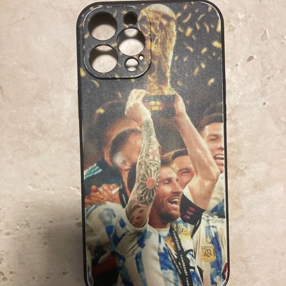 iPhone I Phone Pro 13 Max Lionel Messi Case - Picture 1 of 3